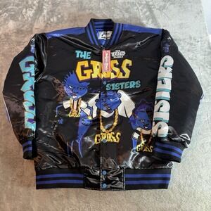 Headgear Classics The Proud Family Gross Sisters Satin Varsity Jacket 2XL NWT